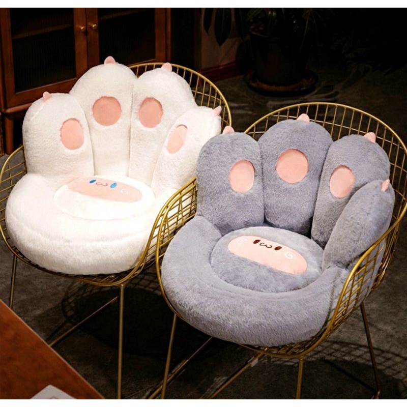 Boneka Kucing Bantal Sandaran Alas Duduk Cat Paws