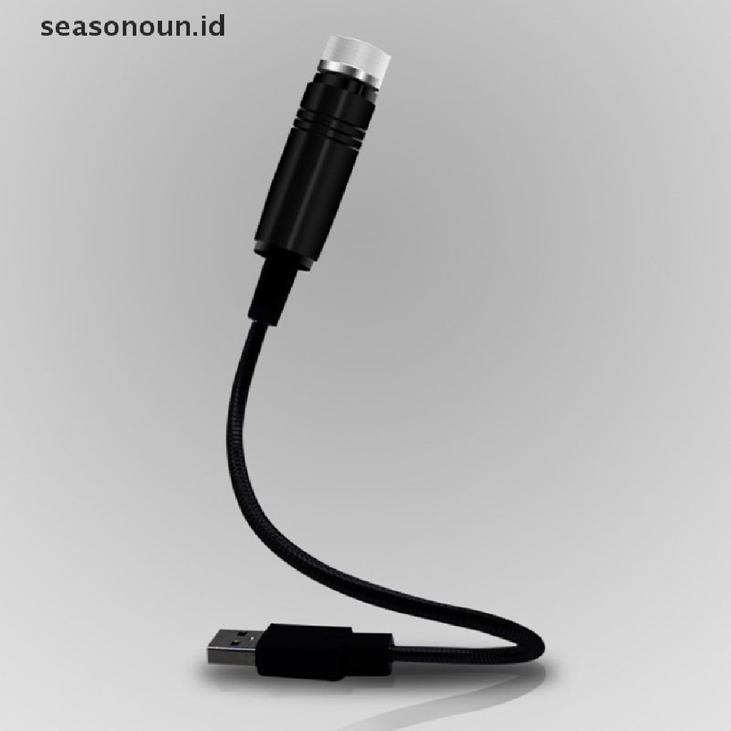 【seasonoun】 USB LED Car Roof Star Night Lights Projector Interior Ambient Atmosphere Galaxy .