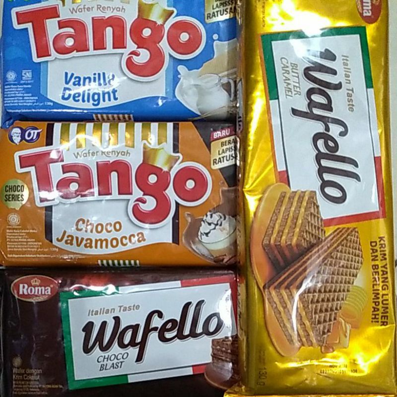 

Wafer Roma Wafello 135 gr, Tango 130gr