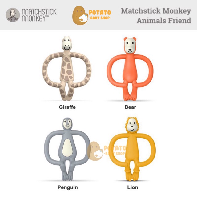 Matchstick Monkey Animal Teether