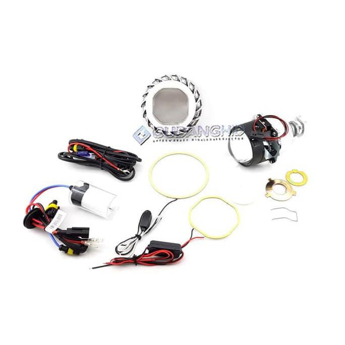 Terbaru Lampu Projector Motor HID Projie Nanas AE LED Vision Vahid AES 9 X2C murah berkualitas