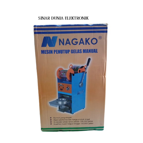 Mesin Press Gelas / Cup Sealer Merek Nagako Type CSN-D8 Best Quality