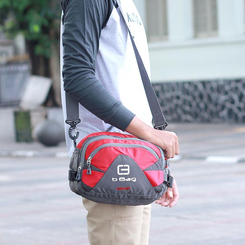 Tas Waistbag Slingbag Selempang Pria Terbaru | Tas Salempang Outdoor Tracking Tourer Shoulder Bag Bahan Cordura