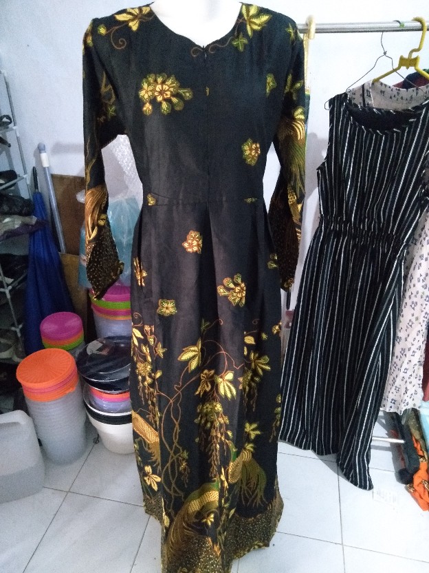 Gamis Batik Manggar, Padi,sekar,cantik,kubis,kipas,daun,kupu,nadine,gendis,kawung,termurah