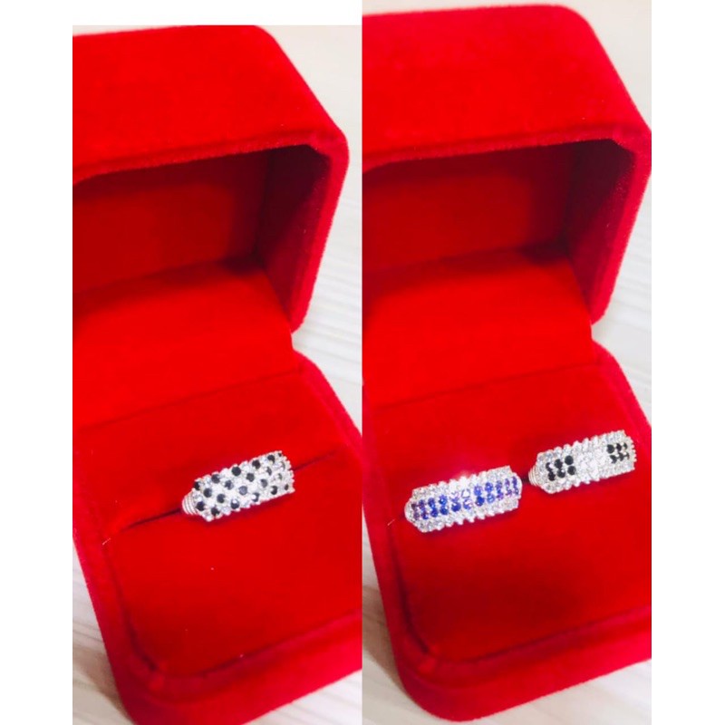 CINCIN PERMTA PERAK925/PERHIASAN PERAK925 LPIS EMAS PUTIH ASLI/CP585