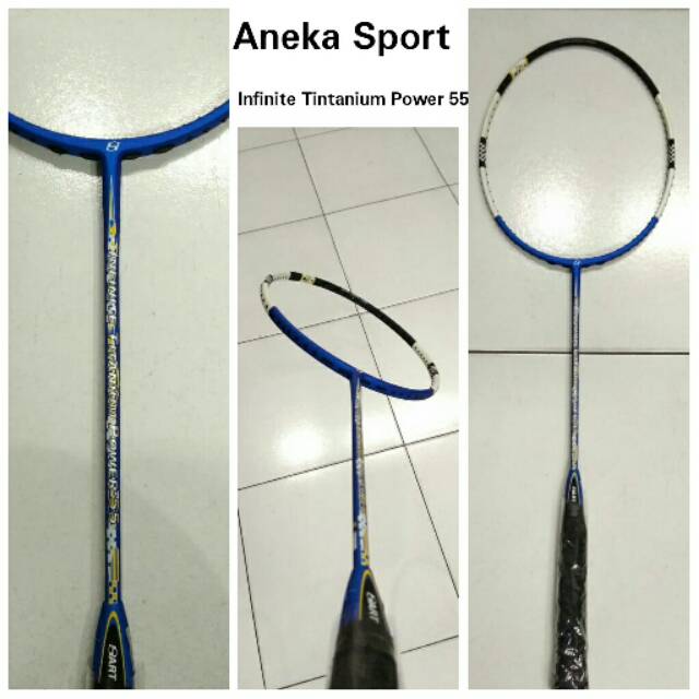 Raket Badminton Hart Infinite Tintanium Power 55 Blue Dove ( 85gram )(Oversize)