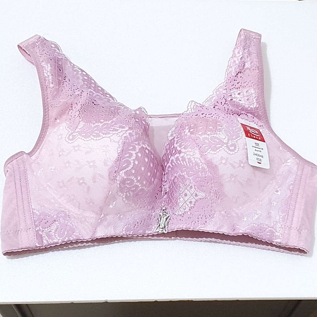 Bra / BH Elena 24084B (Cup B, Tanpa Kawat, Busa Sedang, Bisa Lepas Tali, Kait 4)