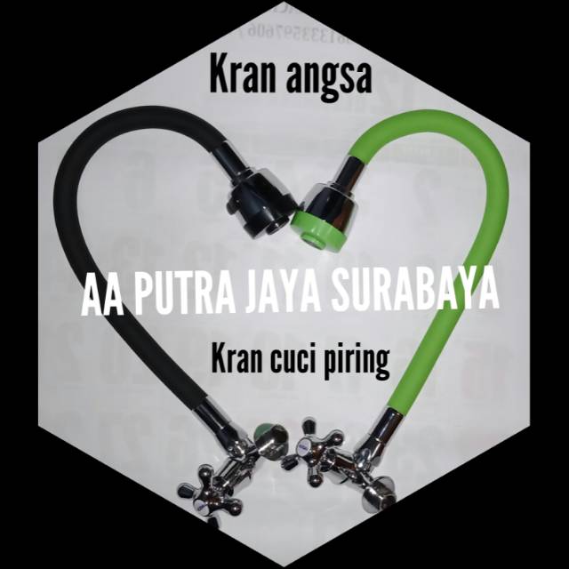 Kran angsa fleksibel - kran dapur warna