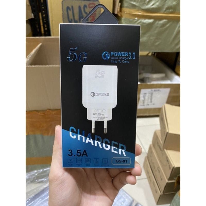 Tc Charger BRAND G5-01 3.5A Power Quick 3.0 Micro Usb