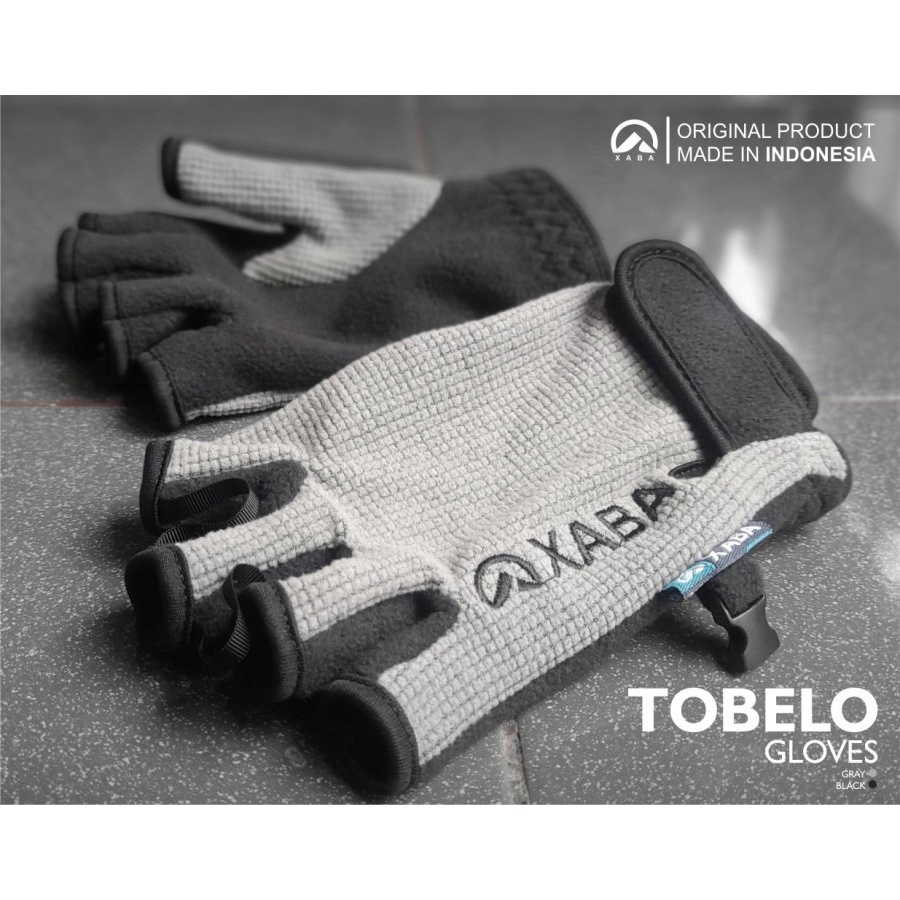 sarung tangan sepeda motor XABA tobelo half finger gloves outdoor travelling touring hiking