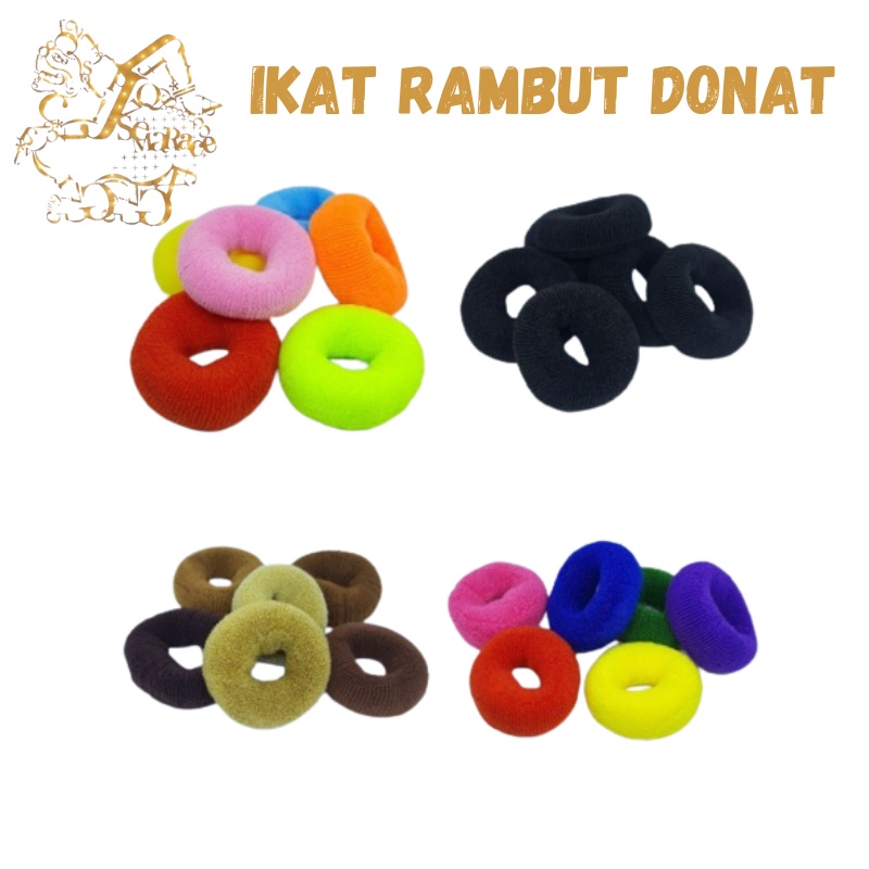 IKAT RAMBUT DONAT WARNA RANDOM