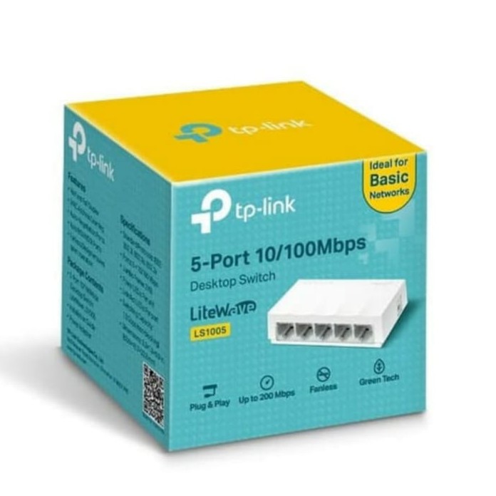 Switch Hub TP-Link LS1005 10/100mbps Desktop Switch Hub 5port