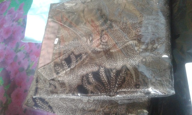 Couple Kemeja Batik Anak Dan Ayah Motif Kerang Ori By Rumah Kemeja