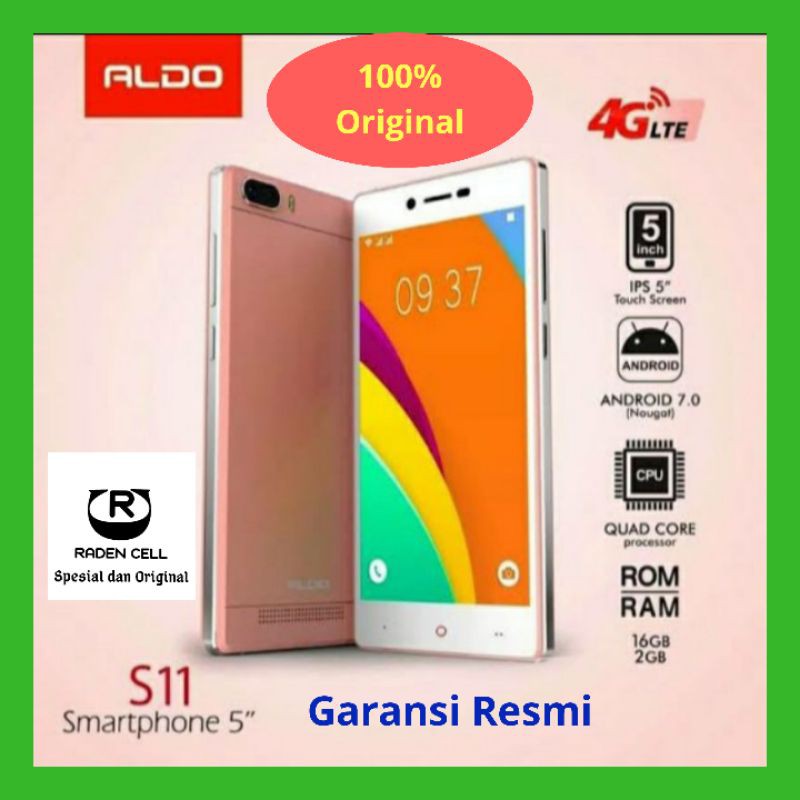 Aldo S11 Ram 2/16 GB Handphone Android 4G Murah HP Android 4G LTE Murah Garansi Resmi HP 4G Murah