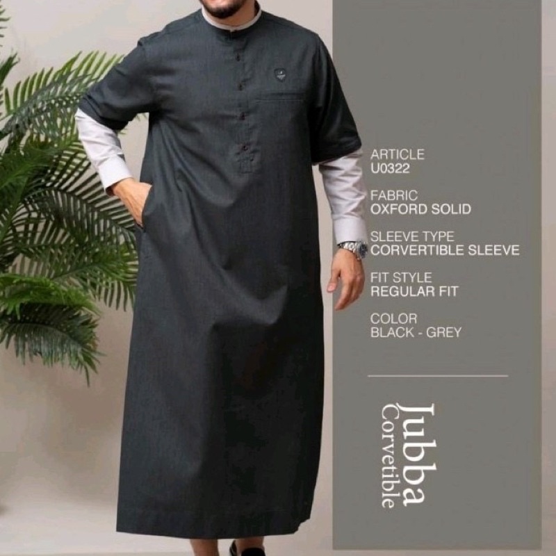 baju jubah jubba Convertible U032 SAMASE