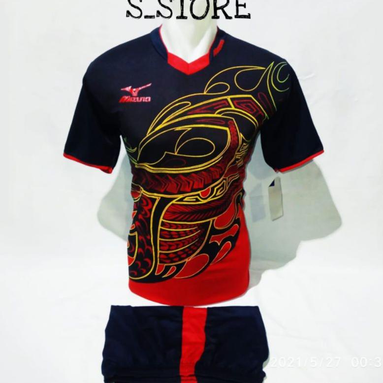 Kaos tim Voli kostim Voli mizuno setelan Baju Voli (ART. P7336)