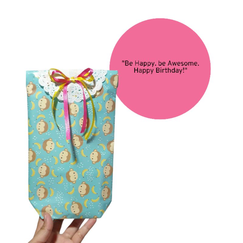 

Tambahan packing kertas kado