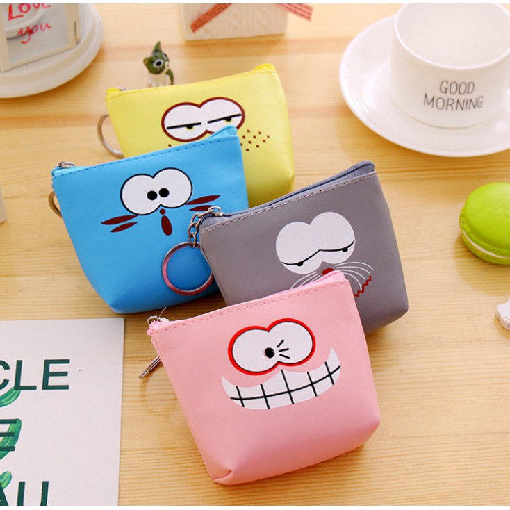 Dompet Koin Coin Wallet Kartun Lucu Animal Kotak Warna Dompet Koin Coin Wallet Kartun Lucu Animal Kotak Warna