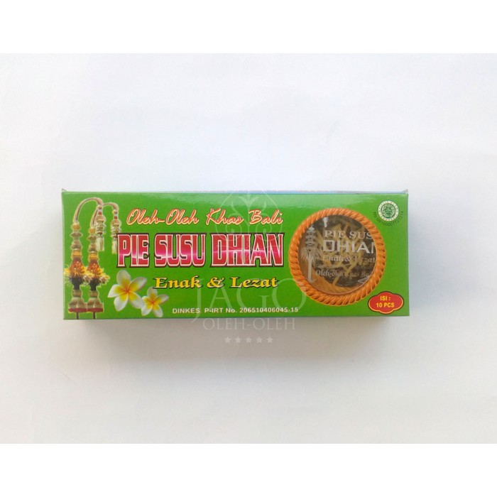 

Pie susu Dhian 10pcs/box COKEJ / COK KJ - cemilan asli enak dari Bali