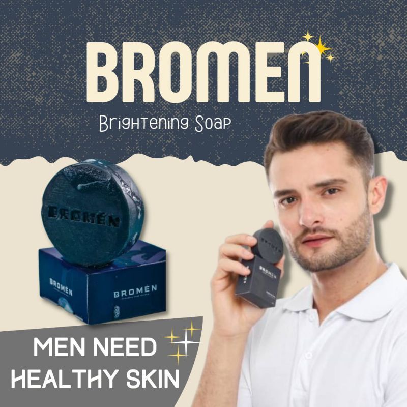 Brightening Soap Bromen Sabun Pemutih Wajah Anti Jerawat 50gr