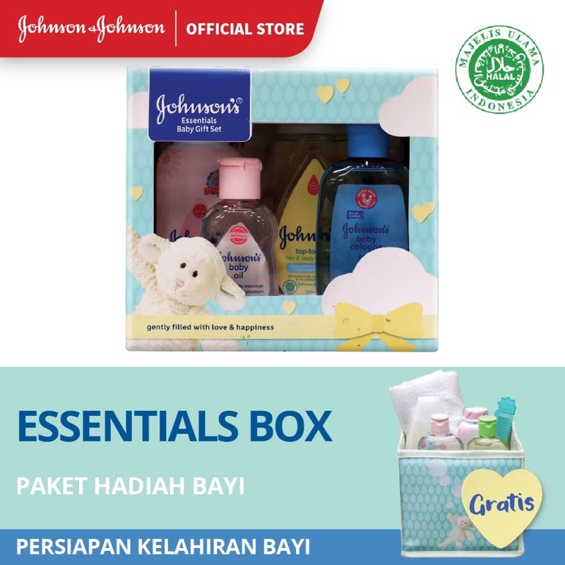 Johnsons Baby Paket gift box murah Paket Baby essentials Gift set