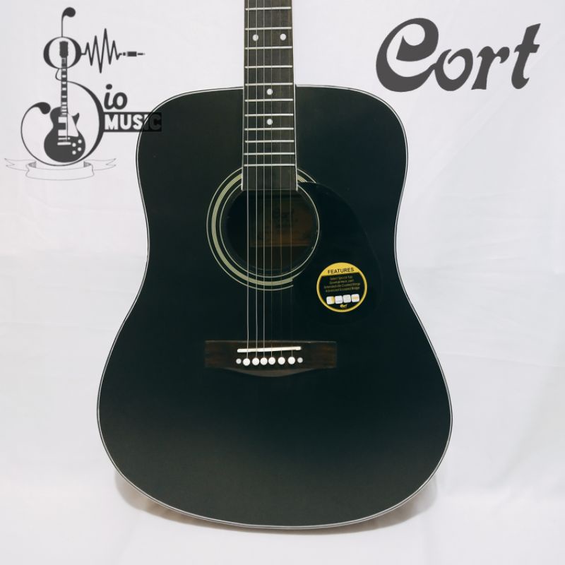 gitar akustik elektrik cort jumbo