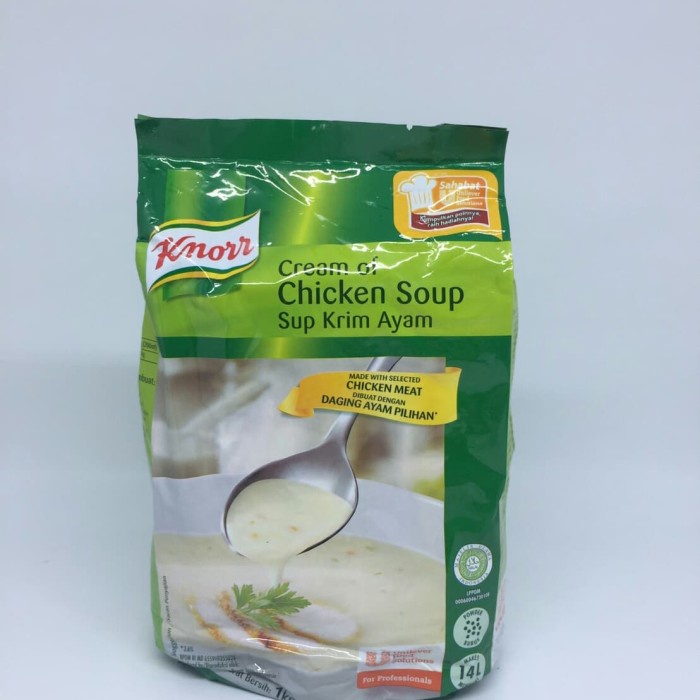 

MURAH Knorr Cream of Chicken Soup / sup krim ayam 1kg