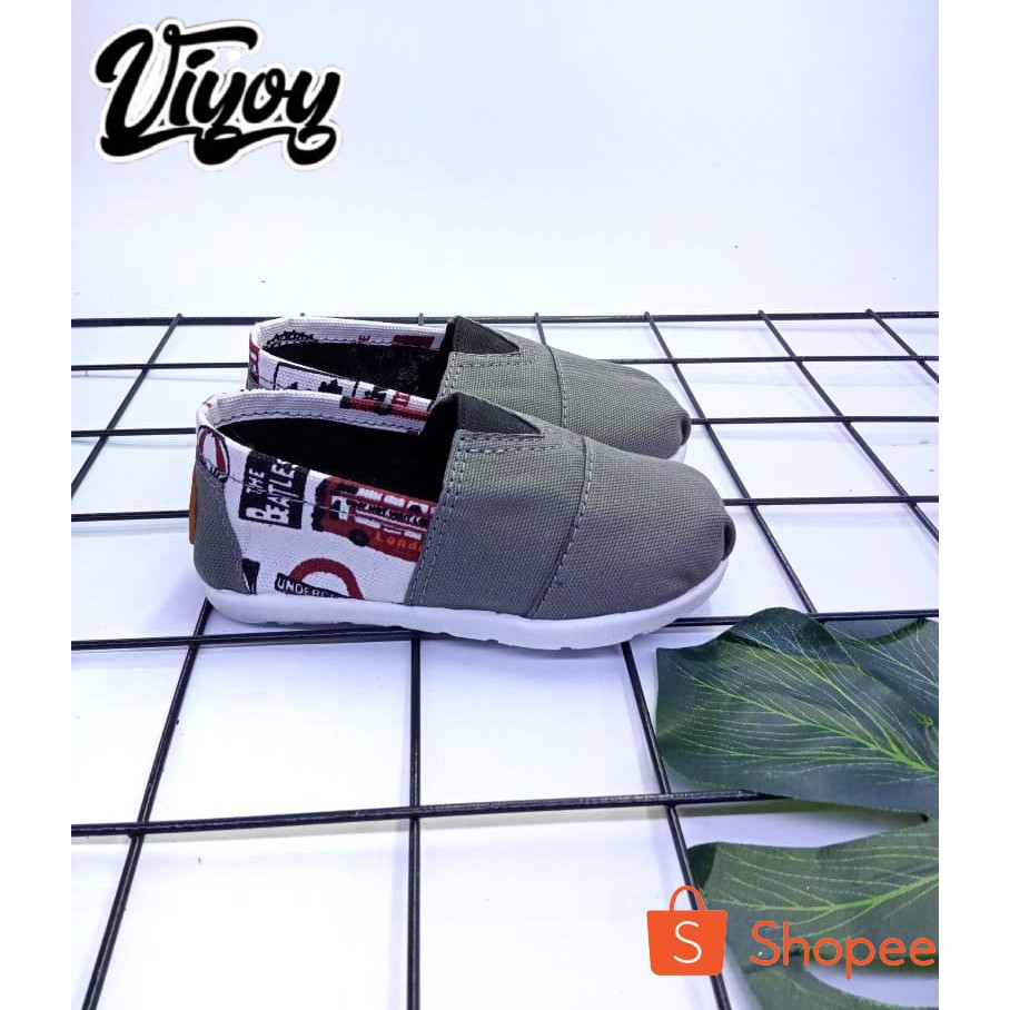 Sepatu Anak slip On Unisex Sepatu Anak Slip On Laki laki dan perempuan Sepatu WK Termurah Size 22-35