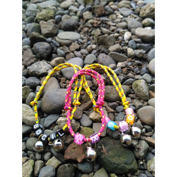 Kalung Kucing Custom Nama Tali Prusik