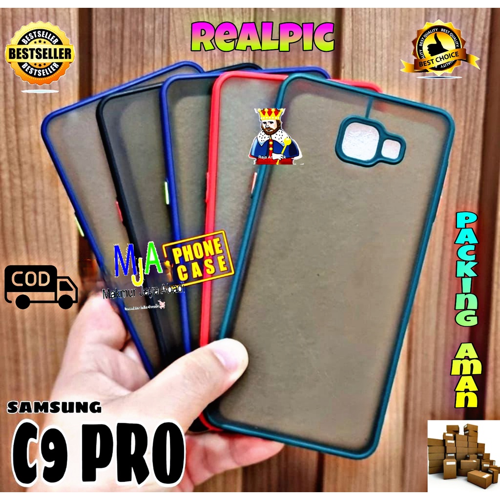 SOFTCASE SAMSUNG GALAXY C9 PRO - CASE MATTE FULL COLOUR MY CHOICE BUMPER CASE PELINDUNG KAMERA