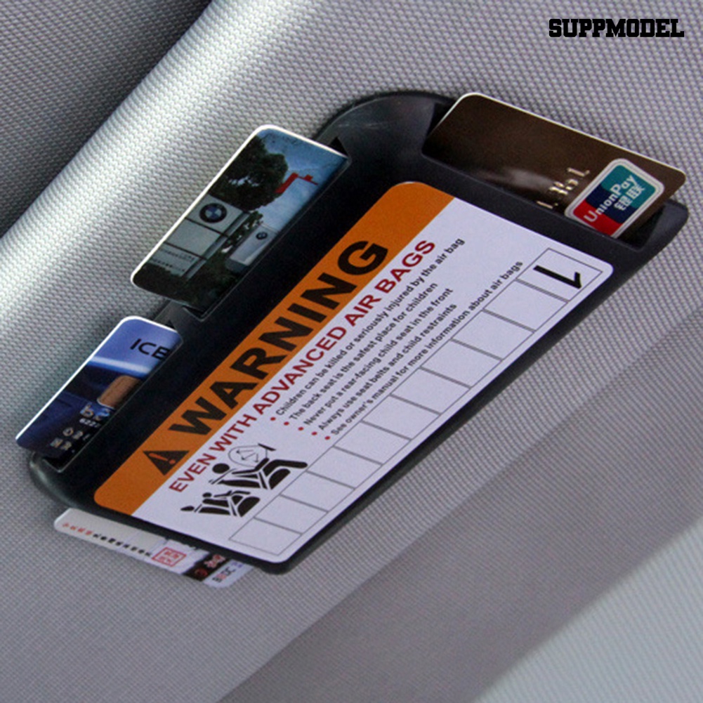 Sfs 2-in-1 Plat Nomor Telpon / Parkir Temporer Untuk Sun Visor Mobil