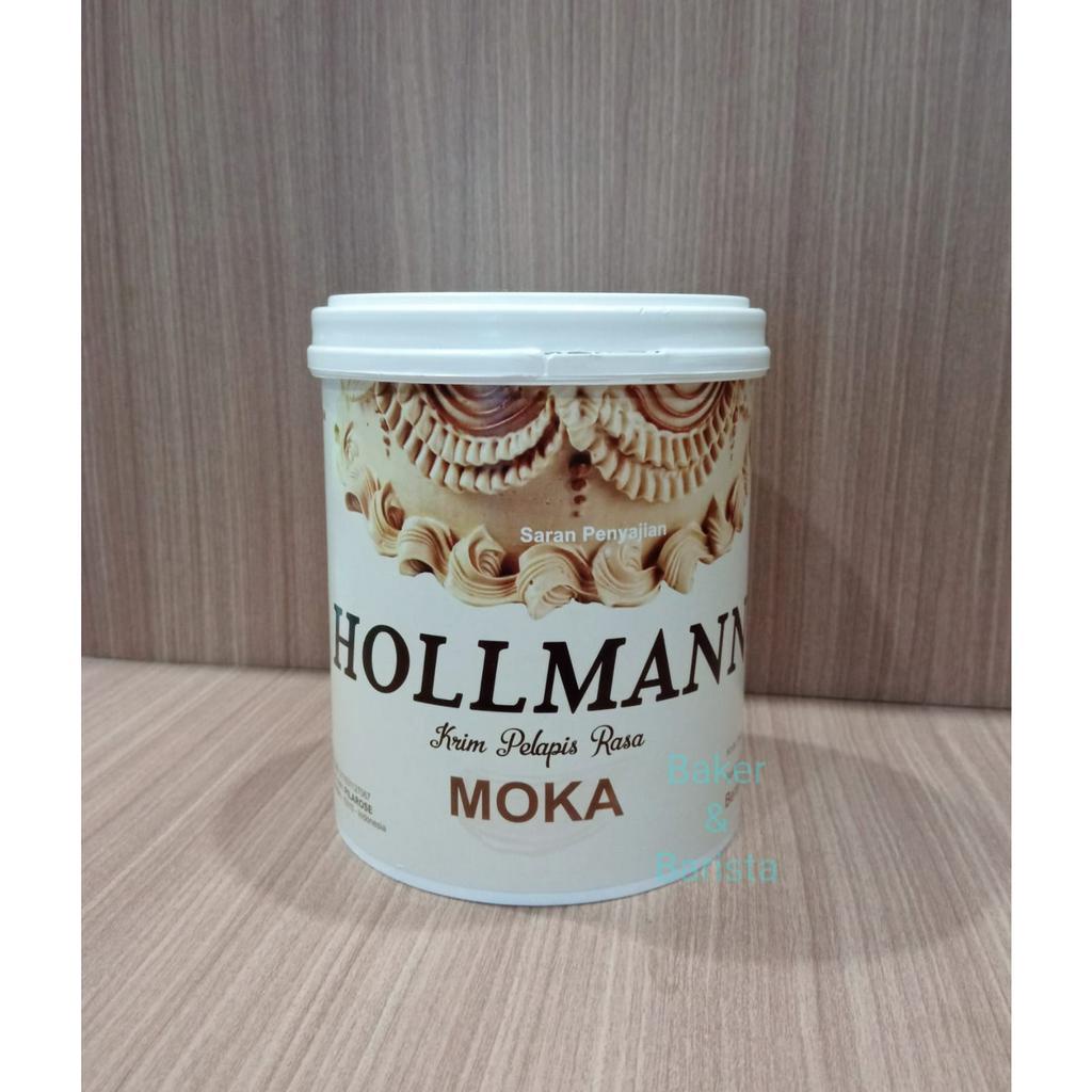 

Hollmann Buttercream Moka 350gr / krim pelapis kue moka