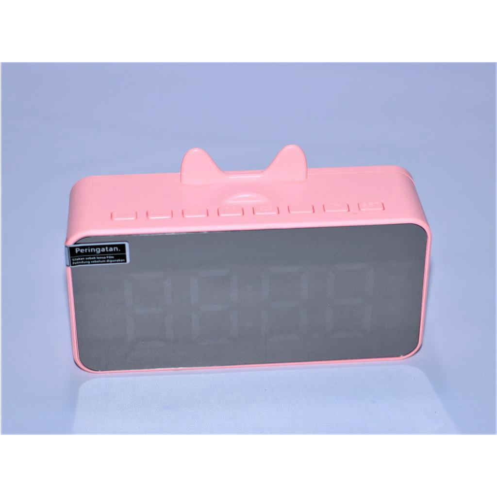 Jam Alarm Q9 Bluetooth Digital Speaker Fleco Original