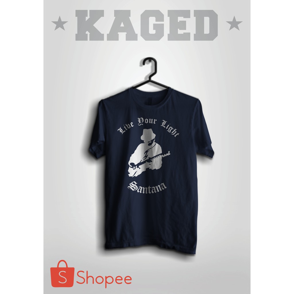 KAOS BAND SANTANA KAOS GITARIS SANTANA KAOS SANTANA KAOS GITARIS KAOS MUSIK #WARNABIRUDONGKER