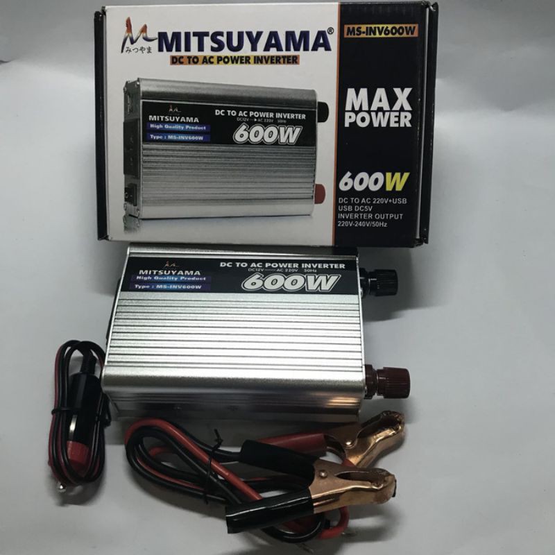 Power Inverter DC to AC 600 Watt MS-INV600W MITSUYAMA