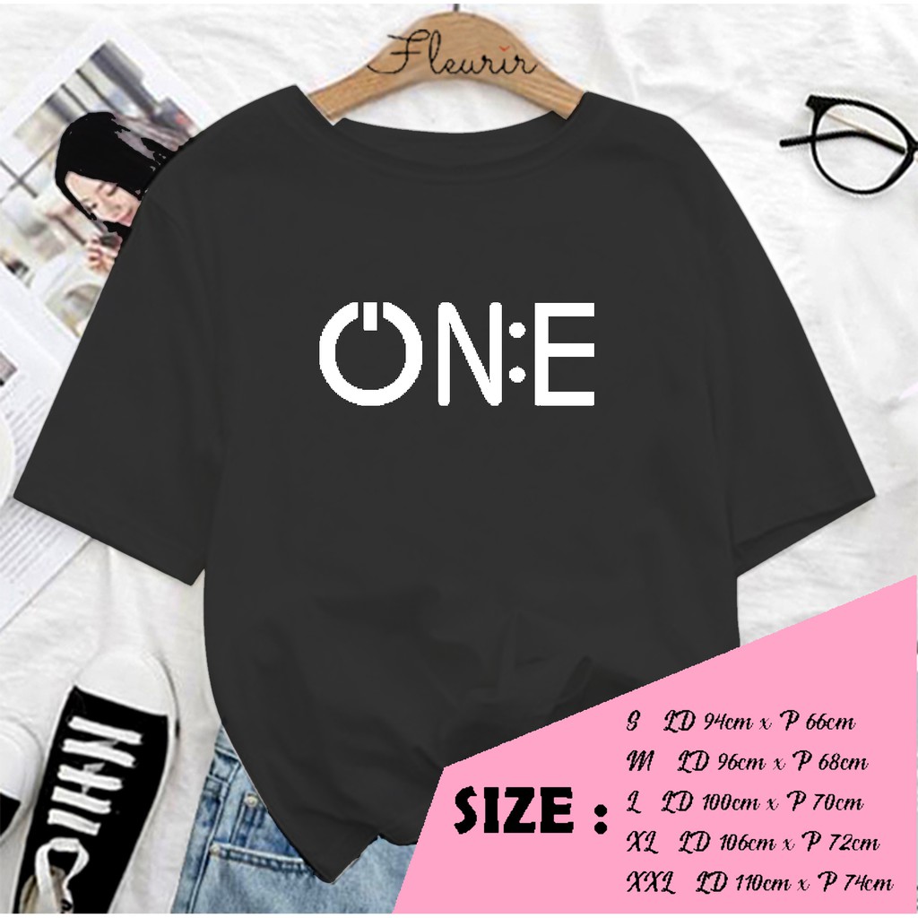 FLEURIR - KAOS ONE BIG PL KAOS OVERSIZE KAOS WANITA TUMBLR TEE UNISEX