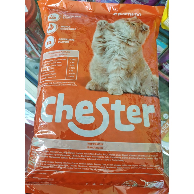 Chester 1 Kg Makanan Kucing Rasa Tuna