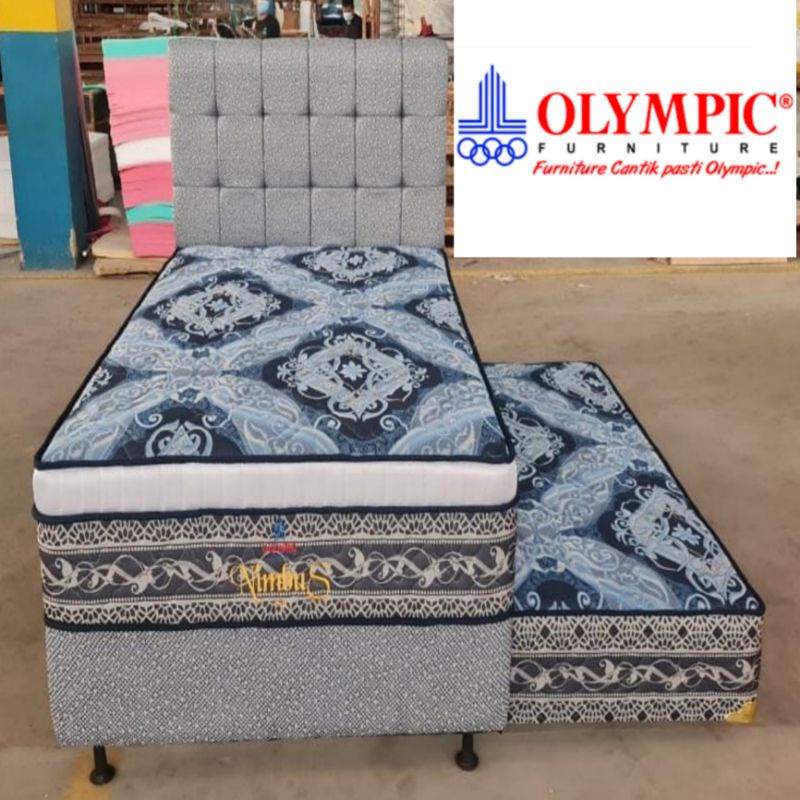 OLYMPIC SPRINGBED TWIN BED 2IN1 NIMBUS 120X200