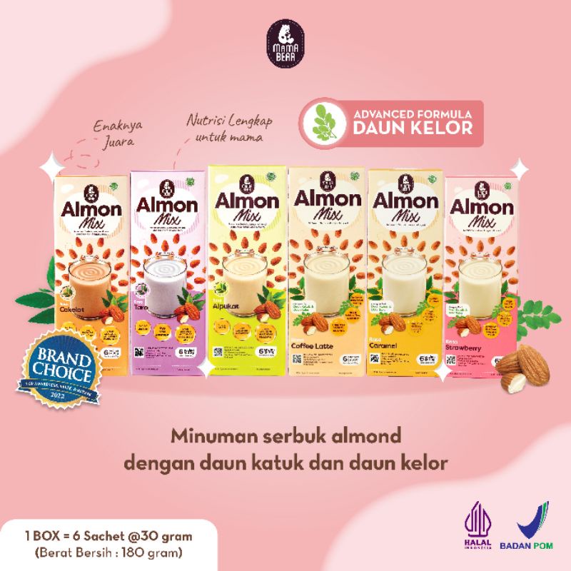 ♥BabyYank♥ PAKET BERKAH MamaBear Almon Mix Pelancar Asi / Mama Bear AlmonMix / Zoya Mix Asi Booster dengan kandungan daun katuk