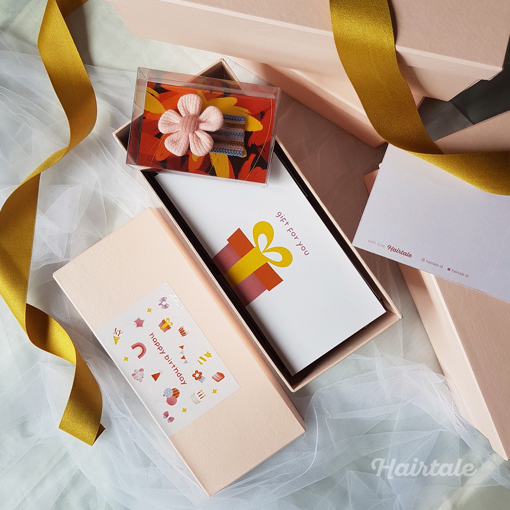 

Gift Box & Greeting Card - Hairtale's Birthday & Newborn
