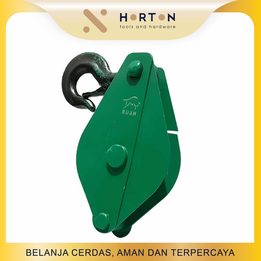 Jual Pulley Block 2 ton 3 Inch / Katrol Kapal Barang Derek Shopee