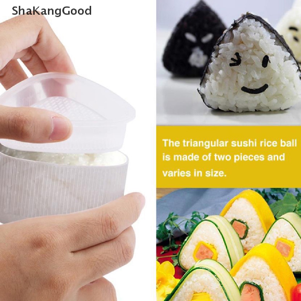 Skid 2PCs Cetakan Sushi Onigiri DIY