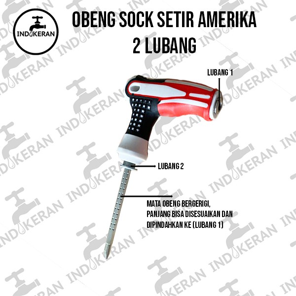 INDOKERAN - Obeng Sock Setir Amerika - High Quality