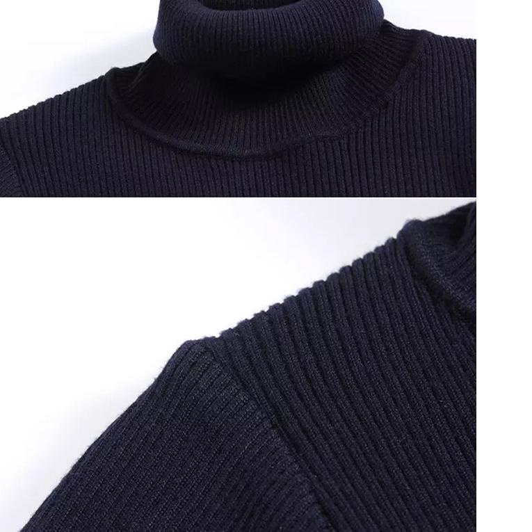 Turtleneck Sweater Rajut Wanita 3XL Big Size / Sweater Rajut Jumbo - JCCollections 