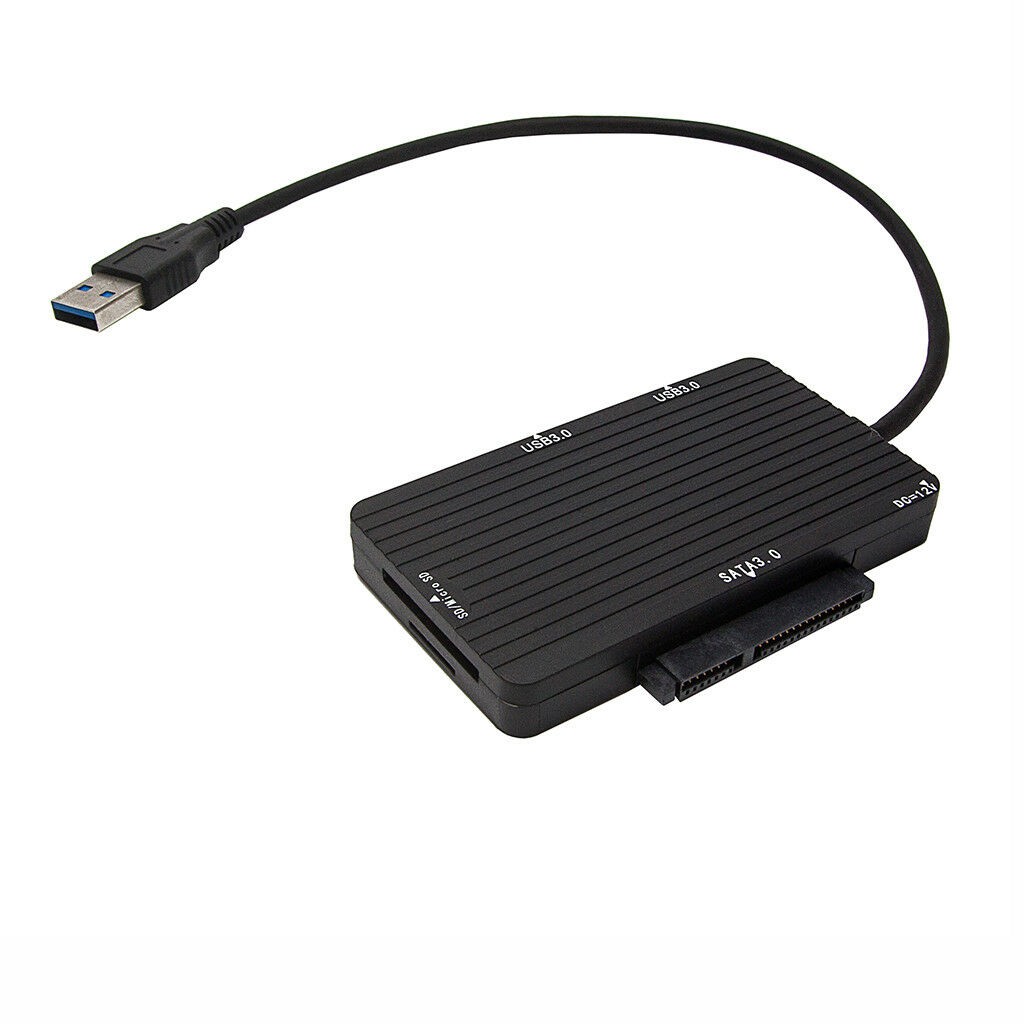 USB 3.0 Multiple 2 Port Hub &amp; 2.5 SATA &amp; TF SD MS Card Reader LU-7789A - Card Reader Combo