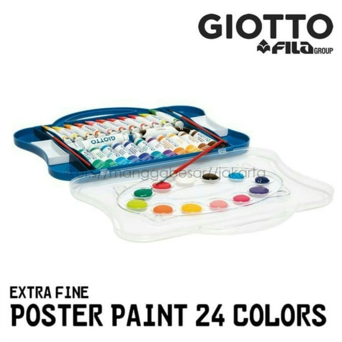 

Produk Terbaru Giotto Poster Paint 24 Warna 25 Ml