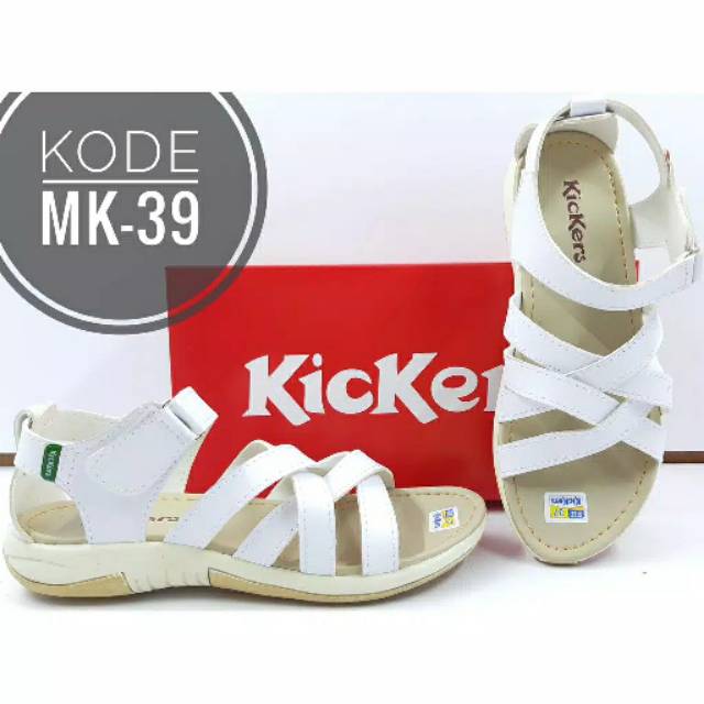 Sepatu Wedges Kickers Wanita Kode MK-39 Putih