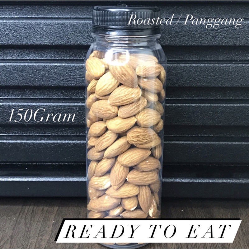 150GR, ALMOND PANGGANG / ROASTED ALMOND BOTOL 150Gram