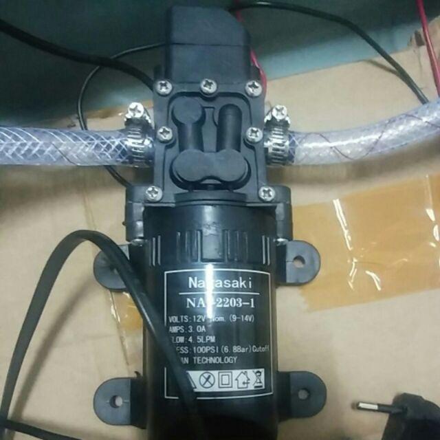 Dinamo Pompa Air Dc 12v 3a Nagasaki Plus Adaptor 12v