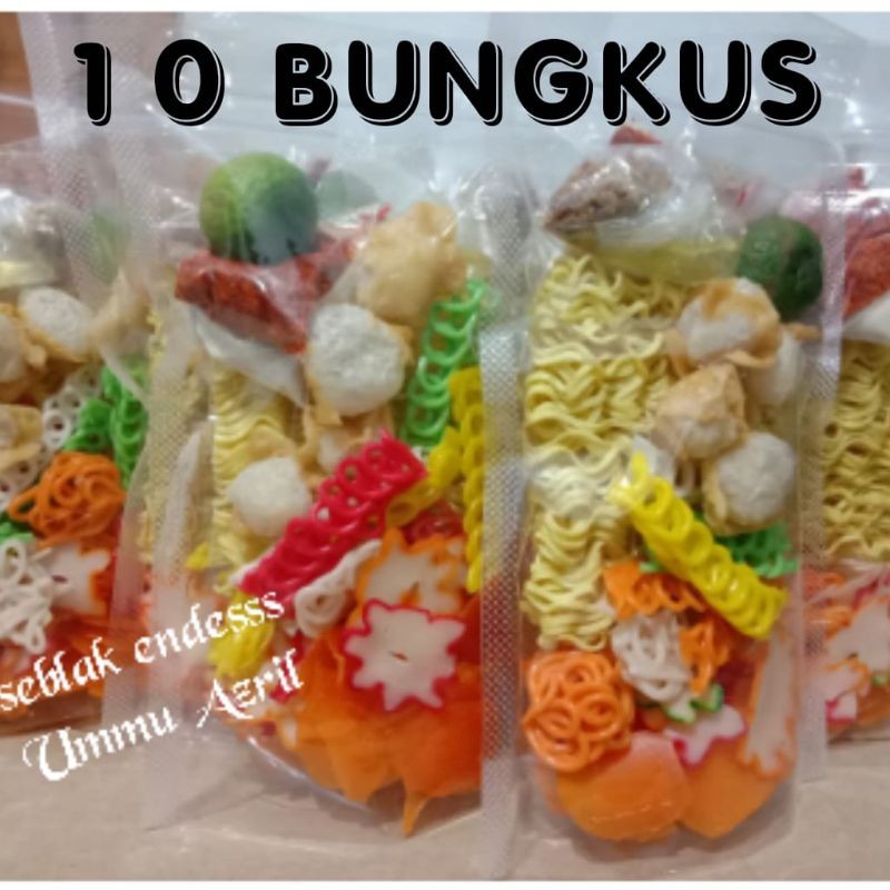 

Seblak instan jeletot,seblak pedas paket 10bks